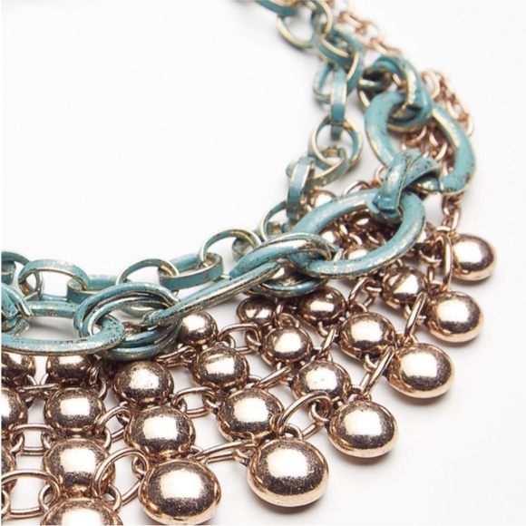 Free People Sunshine Collar Necklace- Verdant - Picture 3 of 4